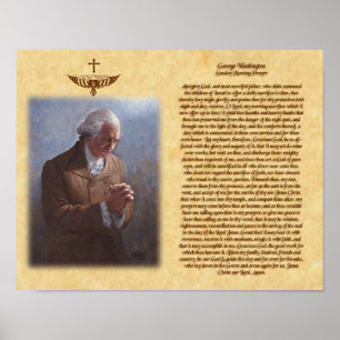 George Washington Söndag-bön Poster