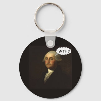George Washington Spinning i Grave Funny Nyckelring
