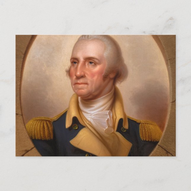 George Washington, Standard National Likeness Vykort (Framsida)