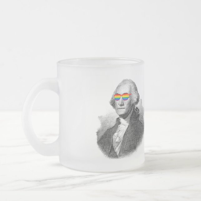 George Washington stolthet Frostad Glasmugg (Vänster)