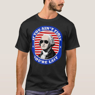 George Washington Sunglasses 4th of July  T Shirt