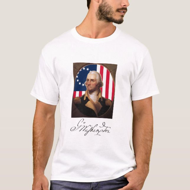 George Washington T-tröja Tee Shirt (Framsida)