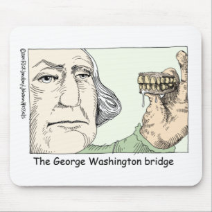 George Washington Tänder Roliga presenter & samlar Musmatta