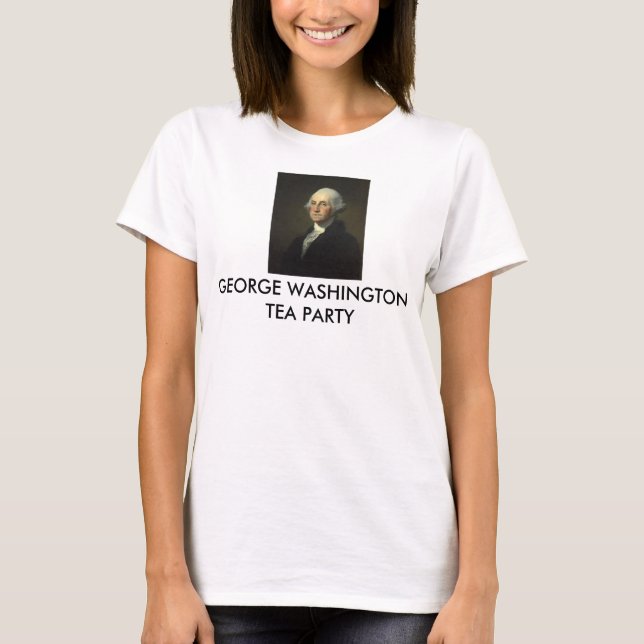 GEORGE WASHINGTON TEAPARTY T-SHIRT (Framsida)