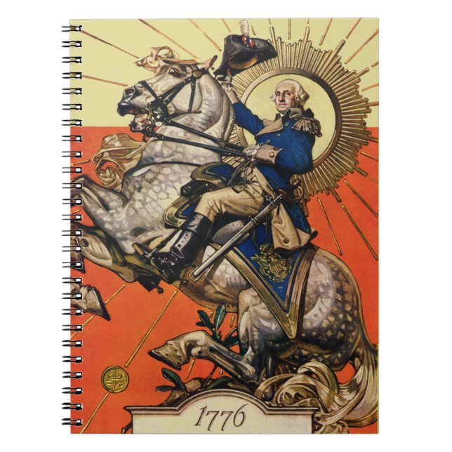 George Washington till häst Anteckningsbok (Framsidan)