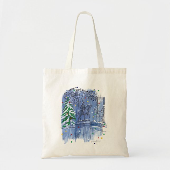 George Washington Tote Bag Tygkasse (Framsidan)