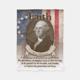 George Washington - tro Fleecefilt