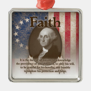 George Washington - tro Julgransprydnad Metall
