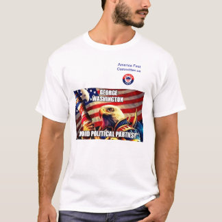 George Washington "Undoid Politisk Party" T Shirt