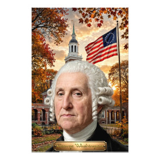 George Washington: USA:s 1:a president Fototryck