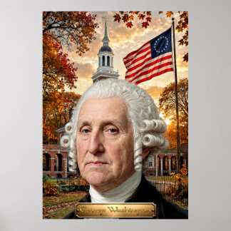 George Washington: USA:s 1:a president Poster