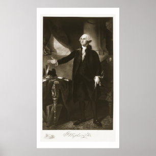 George Washington, USA:s första president Poster