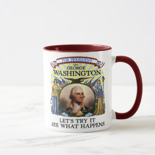 George Washington valmugg 1789 Mugg