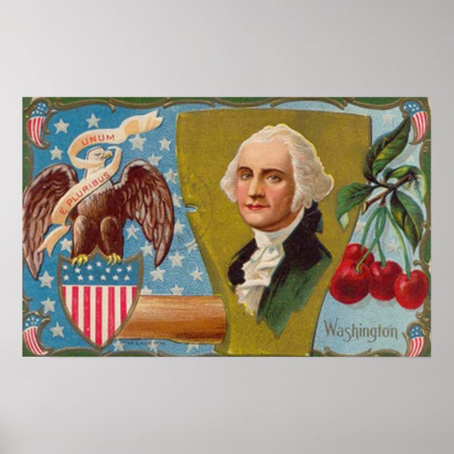 George Washington Vintage affisch (Framsidan)