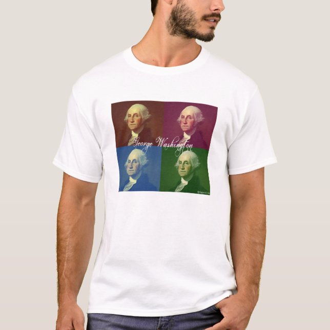 George Washington vintageutslagsplats Tee (Framsida)