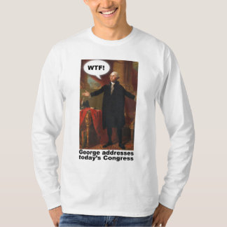 George Washington WTF (med förse med text), T Shirt