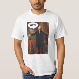 George Washington WTF (utan förse med text), T-shirt