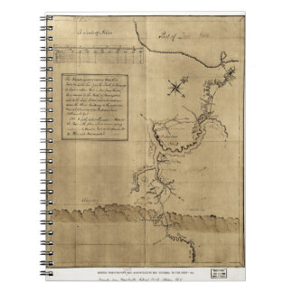 George Washingtons dagbok till Ohio 1754 Anteckningsbok Med Spiral