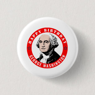 George Washingtons födelsedag Knapp