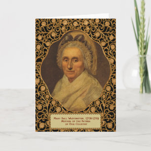 George Washingtons Mamma-Mors dag Kort