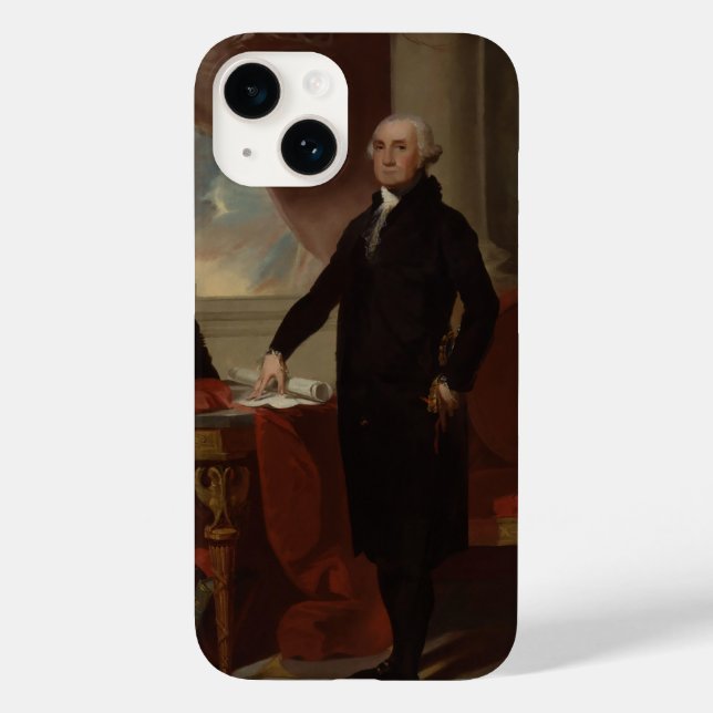 George Washingtons porträtt av Gilbert Stuart (Baksida)