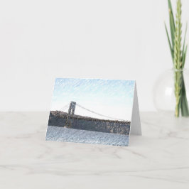 George Washingtons syn på Hudson Kort