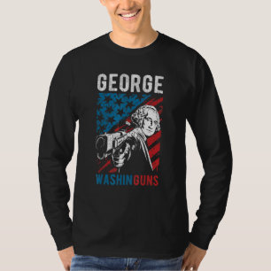 George Washinguns andra ändring Pro Guns 4th Of Ju T Shirt