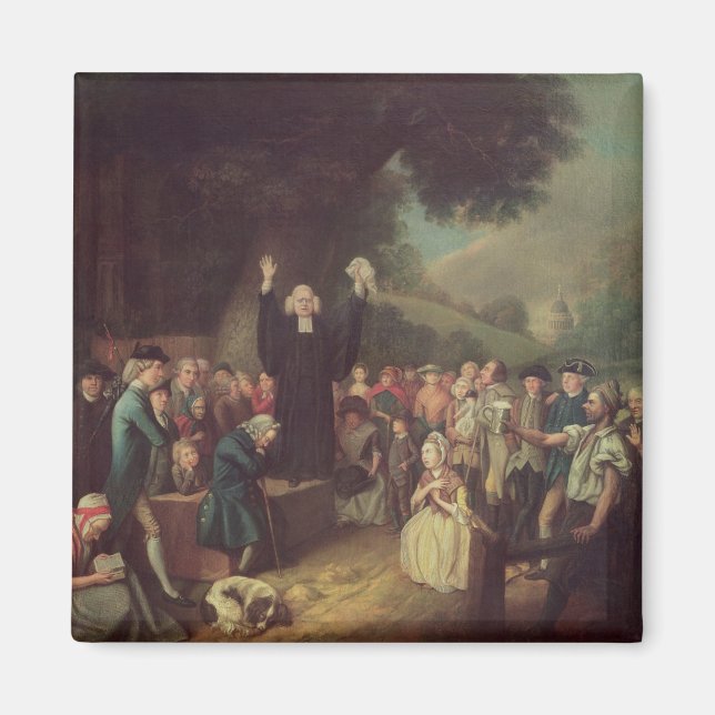 George Whitefield preaching Magnet (Framsidan)