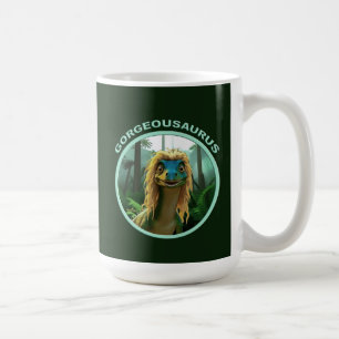Georgeousaurus Blond Dinosaur Kaffemugg