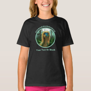 Georgeousaurus Blond Dinosaur T Shirt