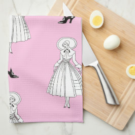 Georges Barbier 1920-talets illustration av Mode Kökshandduk