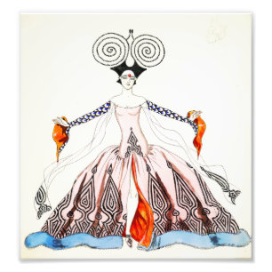 Georges Barbier Art Deco Mode Skriv ut Fototryck