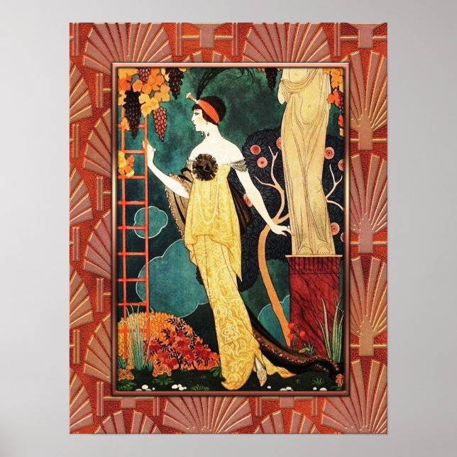 Georges Barbier Art Deco Stil Poster (Framsidan)