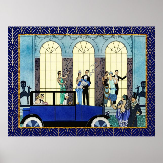 Georges Barbier - Au Revoir Poster (Framsidan)