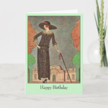 Georges Barbier Modeillustration 1922 Födelsedag