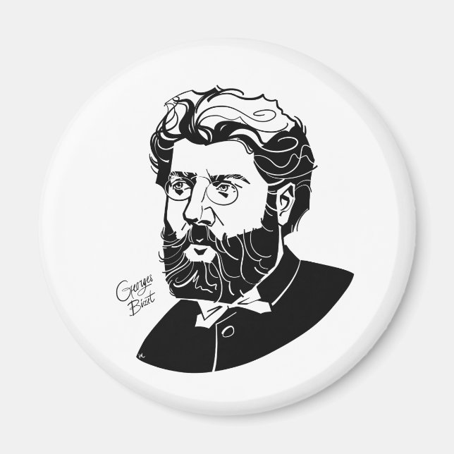 Georges Bizet Magnet (Framsidan)
