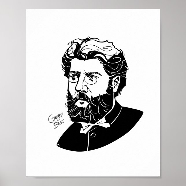 Georges Bizet Poster (Framsidan)