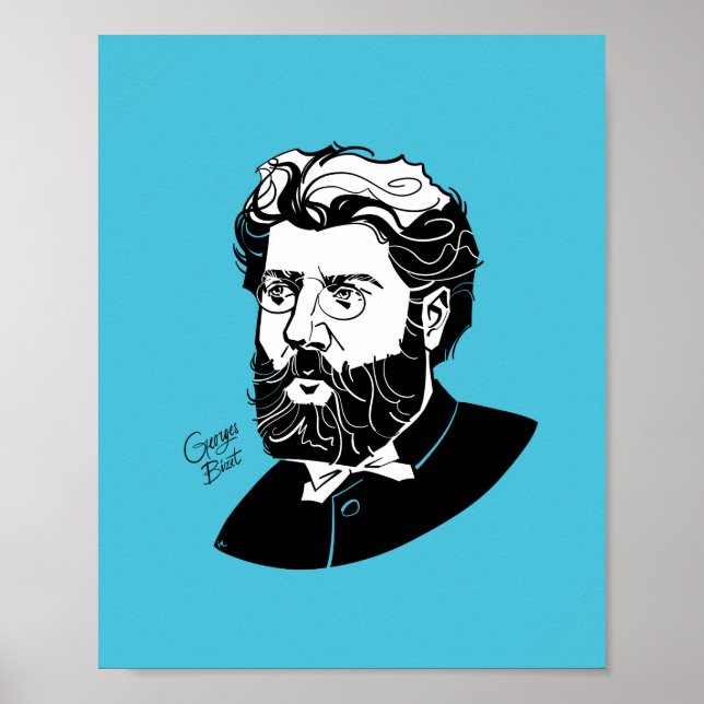 Georges Bizet Poster (Framsidan)