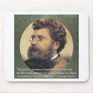 Georges Bizet Religion Skam Citat Gåvor & Kort Musmatta