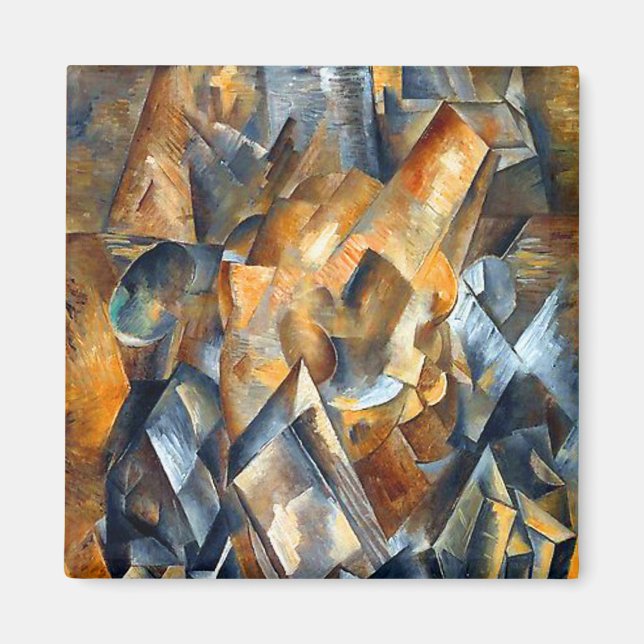 Georges Braque still Life med Metronome Magnet (Framsidan)