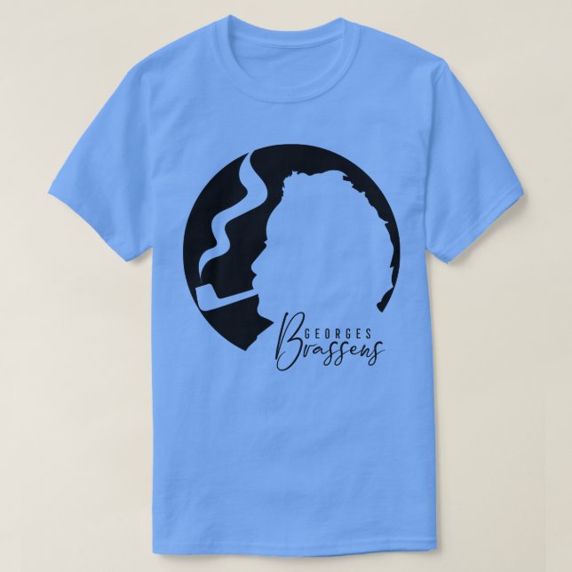 Georges Brassens Hommage T Shirt (Design framsida)