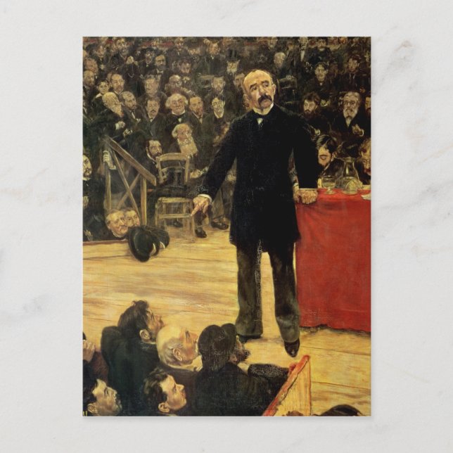 Georges Clemenceau Vykort (Framsida)