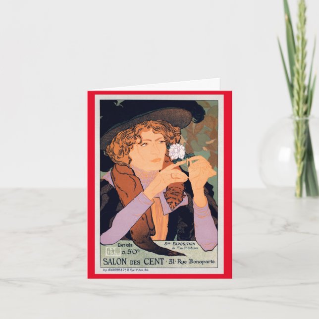 Georges de Feure Art Nouveau-kort Kort (Framsida)