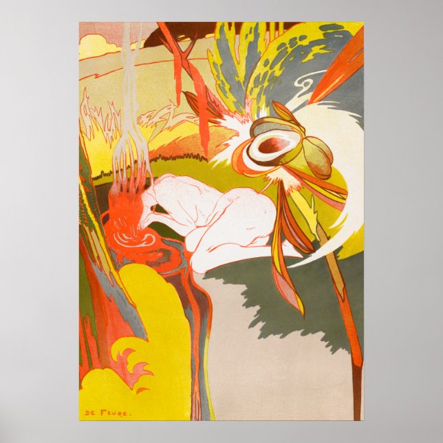 Georges de Feure Vintage Poster (Framsidan)