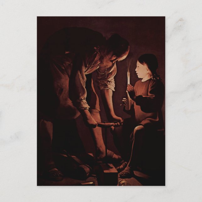 Georges de La Tour Art Vykort (Framsida)