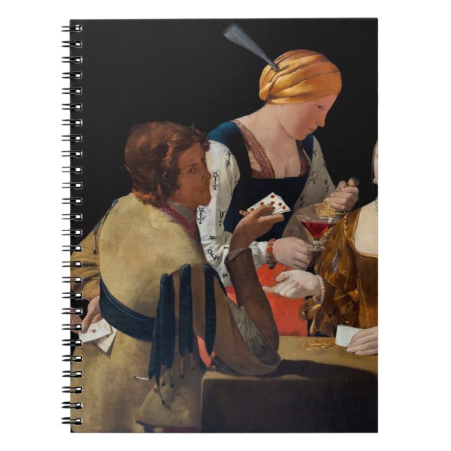 Georges de la Tour - Chost with Ace of Diamonds Anteckningsbok (Framsidan)