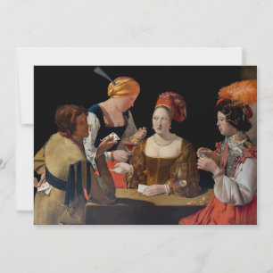 Georges de la Tour - Chost with Ace of Diamonds Inbjudningar