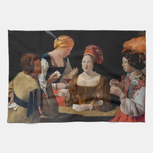 Georges de la Tour - Chost with Ace of Diamonds Kökshandduk