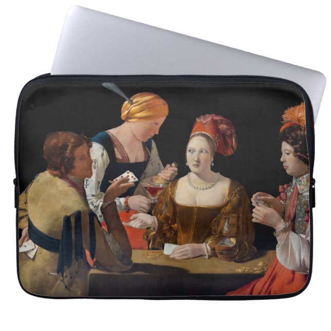 Georges de la Tour - Chost with Ace of Diamonds Laptop Fodral (Framsidan)