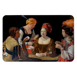 Georges de la Tour - Chost with Ace of Diamonds Magnet